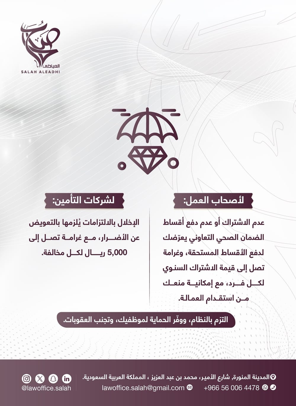 تأمين موظفيك